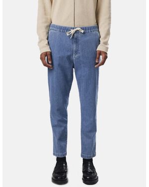 NN07 Keith Organic Cotton Trousers (Relaxed) - Blue