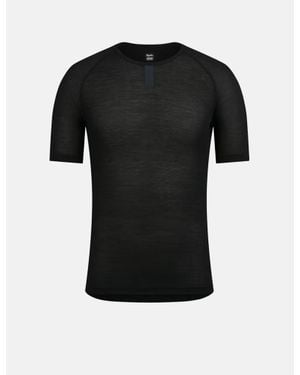 Rapha Merino Wool Lightweight Short Sleeve Base Layer - Black