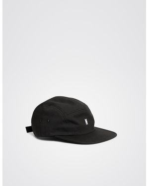 Norse Projects 5-Panel Cap (Twill) - Black