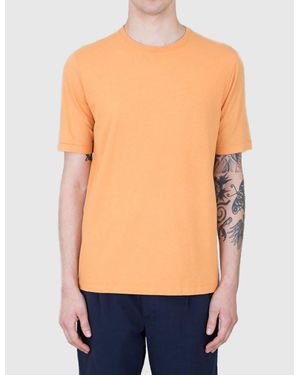 Folk Folk Contrast Sleeve T-Shirt - Blue