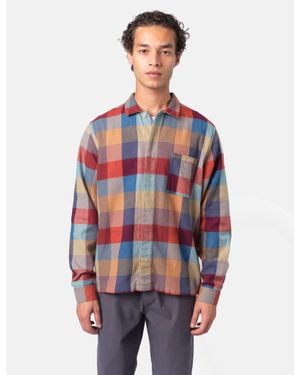 Folk Patch Shirt - Red