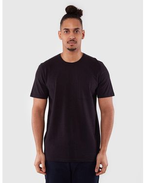 Folk Folk Deboss Pocket T-Shirt - Black