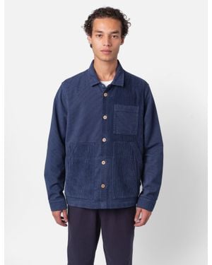 Folk Assembly Cord Mix Jacket - Blue