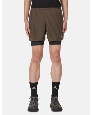 ROA Helder 5 Inch 2-In-1 Running Shorts - Green