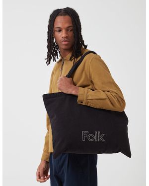 Folk Folk Tote Bag - Blue