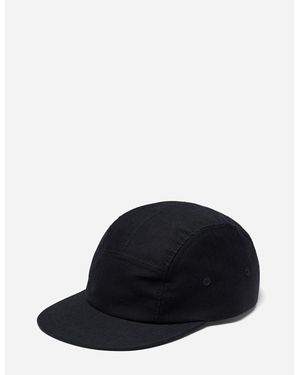 Folk Folk 5-Panel Cap (Textured Fabric) - Black
