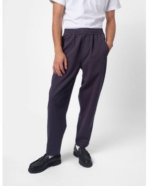 Folk Drawcord Assembly Brushed Twill Pant - Blue