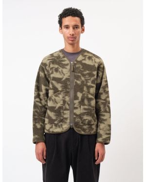 Universal Works Zip Liner Jacket (Studio Fleece) - Green