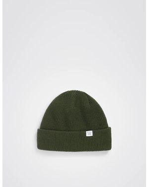 Norse Projects Merino Lambswool Beanie - Green