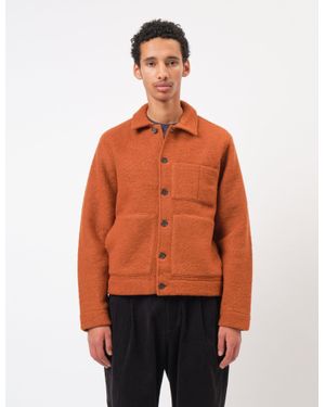 Universal Works Uniform Jacket (Wool Fleece) - Orange