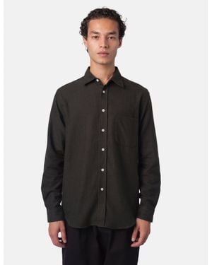 Portuguese Flannel Teca 2.0 Shirt - Black
