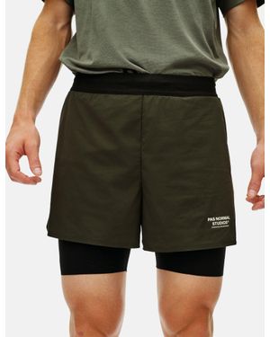 Pas Normal Studios Balance 2-In-1 Shorts - Green