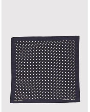 Universal Works Printed Pocket Square - Blue