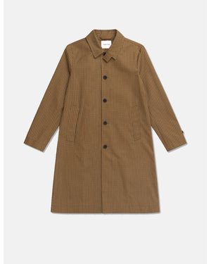 WOOD WOOD Thomas Tech Twill Coat - Natural
