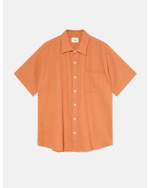 Laz Paz La Paz Roque Grandpa Baggy Shirt - Orange