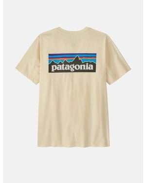 Patagonia P-6 Logo T-Shirt - White