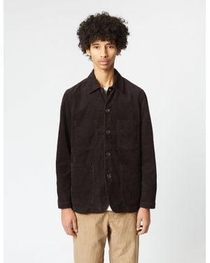 Universal Works Bakers Chore Jacket (Cord) - Black