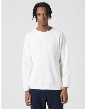 Manastash Honeycome Snug Thermal Sweatshirt - White