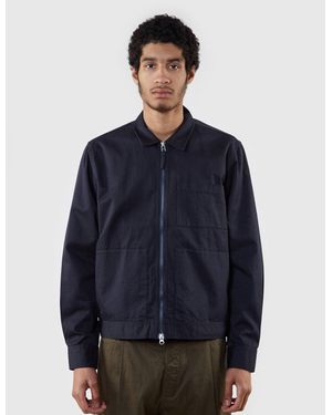 Universal Works Zip Uniform Jacket - Blue