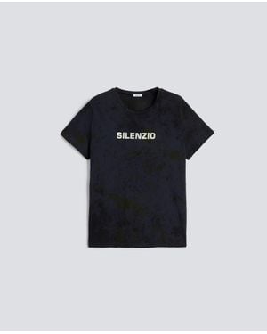 Aspesi T-Shirt Silenzio - Blu