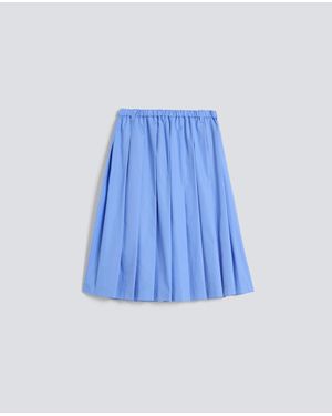 Aspesi Gonna A Pieghe - Blu