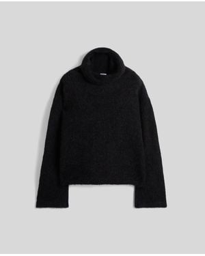 Aspesi Maglia Con Collo Alto - Nero