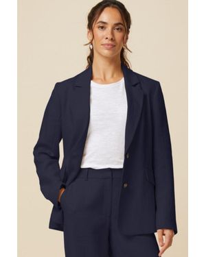 Aspiga Ladies Sustainable Blazer Co Ord - Blue