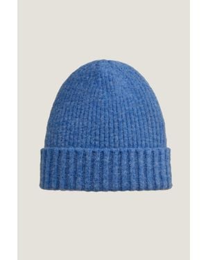 Robert Mackie Aspiga Rona Rib Knit Hat - Blue