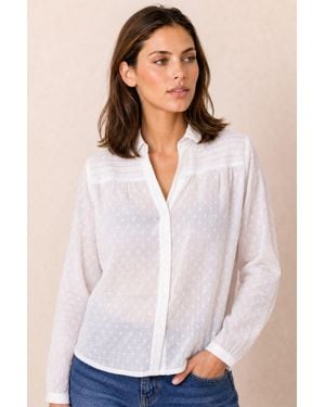 Aspiga Sustainable Livi Blouse Summer Holiday 100% Organic Cotton - White