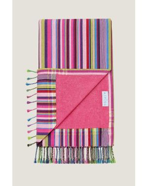 Aspiga Ethical Cotton Handmade Kenya Lenha Kikoy Towel - Pink