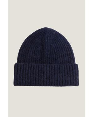 Robert Mackie Aspiga Rona Rib Knit Hat - Blue