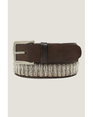 Aspiga Sustainable Leather Maasai Belt - Natural