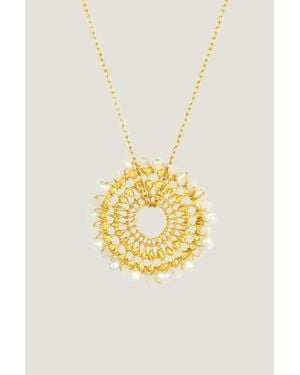 Ashiana Jewellery Aspiga Ladies Sustainable Kady Necklace - Metallic