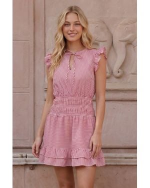 Aspiga Sustainable Mini Macy Dress Summer Holiday - Pink