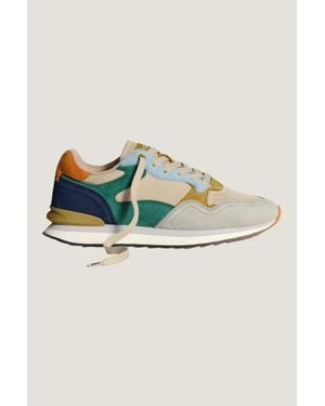 HOFF Aspiga Ethical Montreal Leather Trainers - Blue
