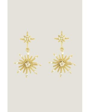 Aspiga Northern Star Earrings - Metallic