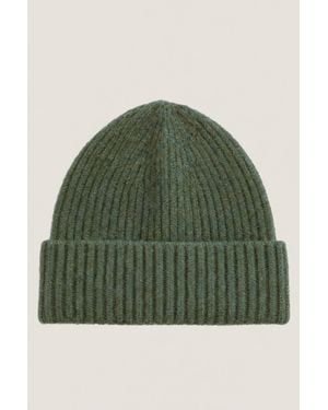 Robert Mackie Aspiga Rona Rib Knit Hat - Green
