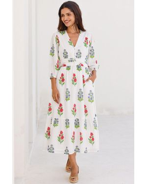 Aspiga Jyoti Organic Cotton Dress - White