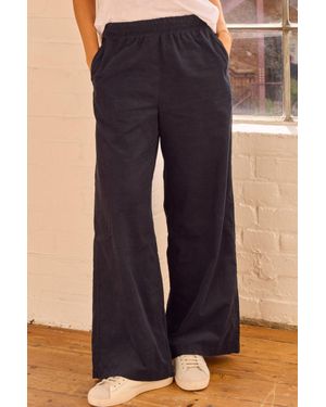 Aspiga Ladies Juliana Baby Corduroy Organic Cotton Trousers - Black