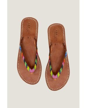 Eunice Aspiga Multishine Soft Sole Sandal - Brown