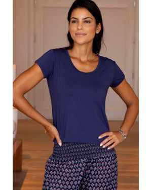 Aspiga Short T-shirt | Navy - Blue