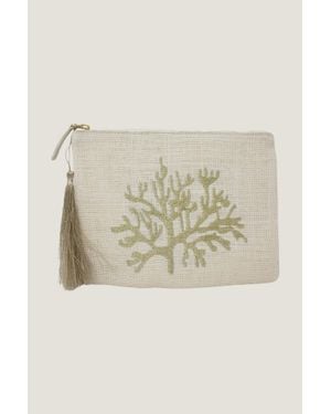 Aspiga Ladies Sustainable Clutch Woven Natural