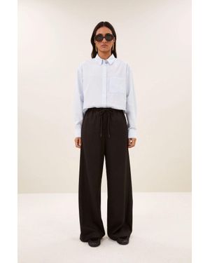 By-Bar Aspiga Ladies Ethical Pelle Pinstripe Pants Smart Casual Stripe - Natural