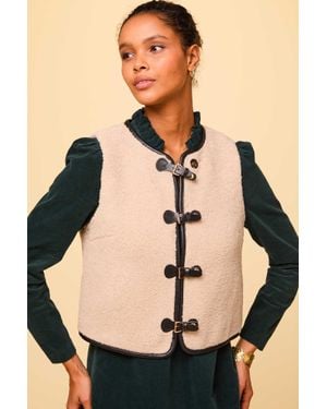 Aspiga Ladies Sustainable Buckle Gilet Recycled Polyester - Black