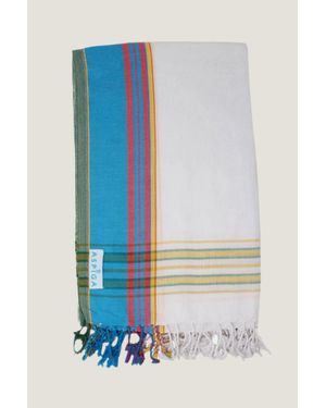 Aspiga Sustainable Handmade Kenyan Kikoy Towel Cotton Summer Holiday Gifting - Blue