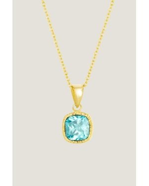 Ashiana Aspiga Ladies Sustainable Lois Necklace Gemstone Size - Blue
