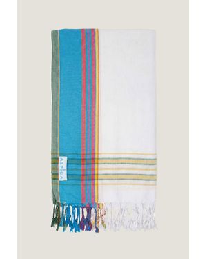 Aspiga Sustainable Handmade Kenyan Kikoy Towel Cotton Summer Holiday Gifting - Blue