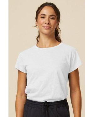 Aspiga Sustainable Organic Cotton T-Shirt Round Neck - White