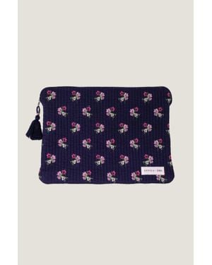 Aspiga Rhs Sustainable Organic Cotton Printed Laptop Case Tech - Blue
