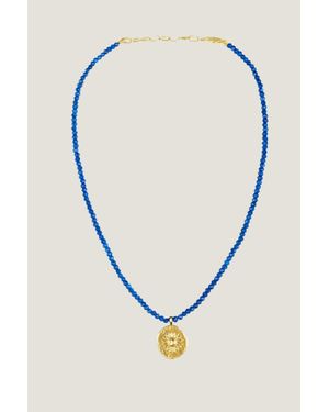 By-Bar Aspiga Sustainable Jules Necklace Summer Holiday Kingsblue